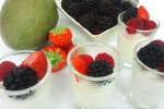 Panna Cotta mit Beeren